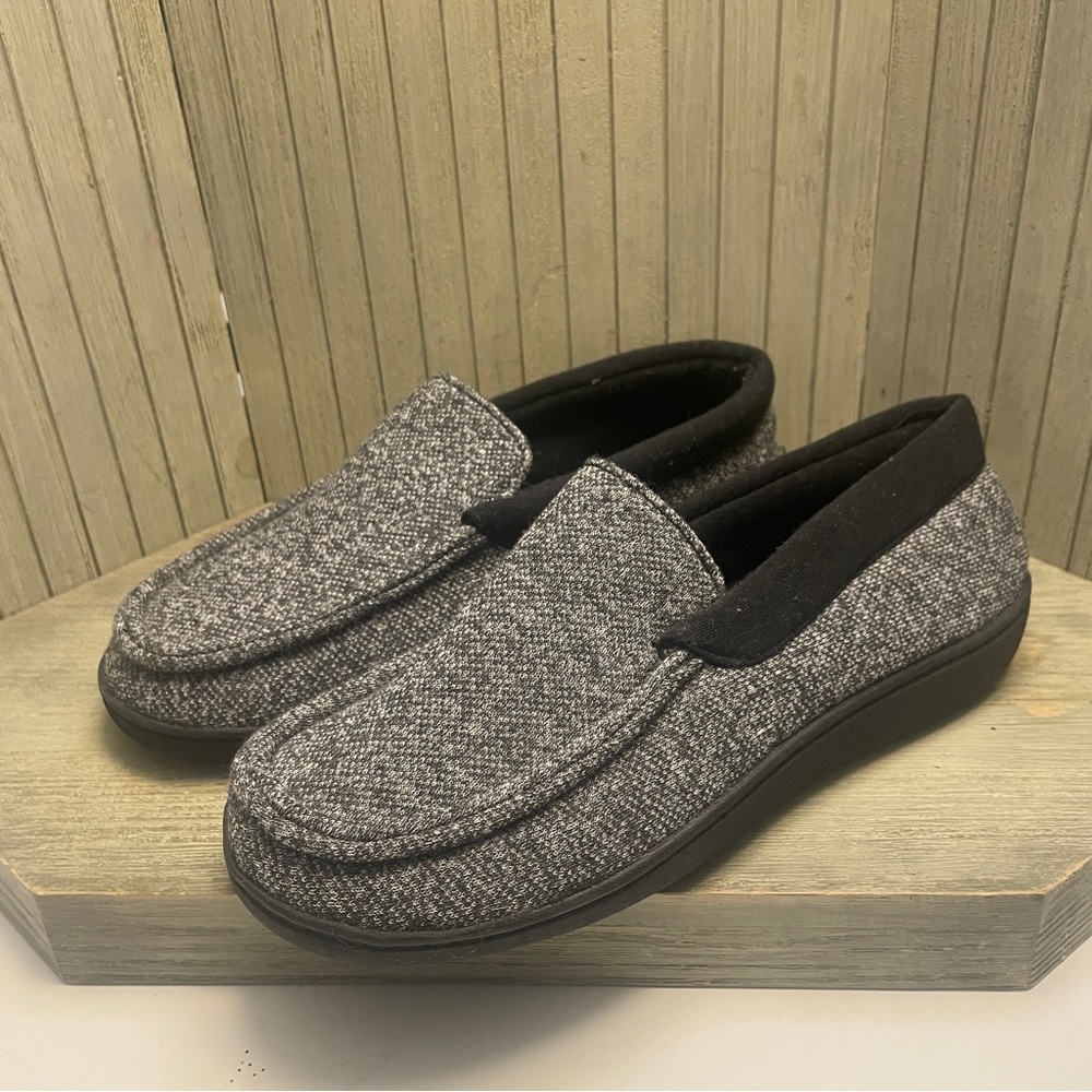 Gray Slip-On House Loafers 8
